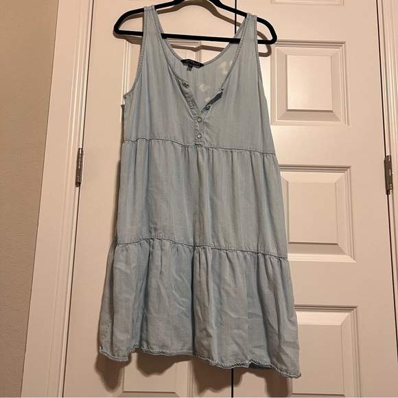Velvet Heart Dresses & Skirts - Velvet Heart Light Blue Denim Mini Dress